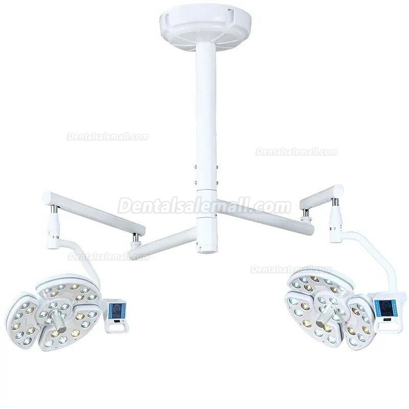 Dental Ceiling Mounted Surgical Shadowless Lamp LED Operation Exam Light 52 LEDs KY-P138-2